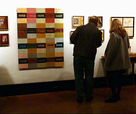 First book quilt on Nature Vistionary Art wall, 2006