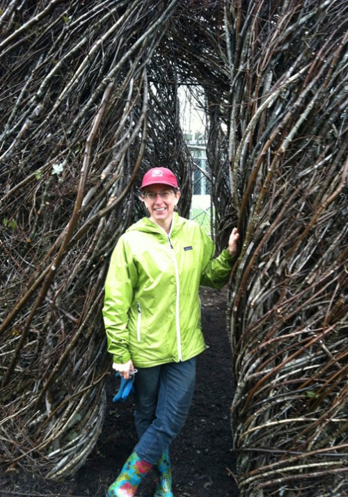 End of a work day, hanging out at Stickworks.