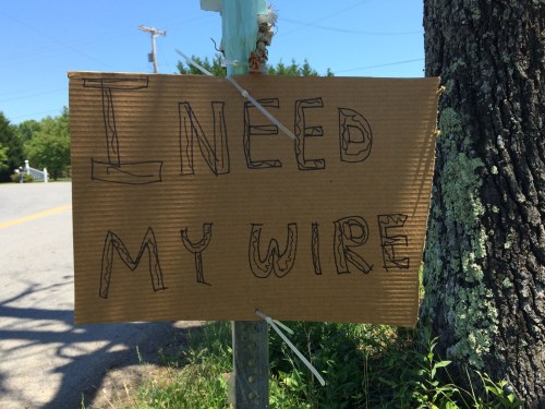 I NEED MY WIRE